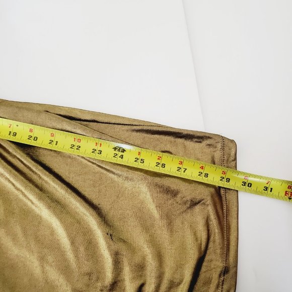 Guess Dress USA Faux Wrap Mini Party gold S - Picture 11 of 11